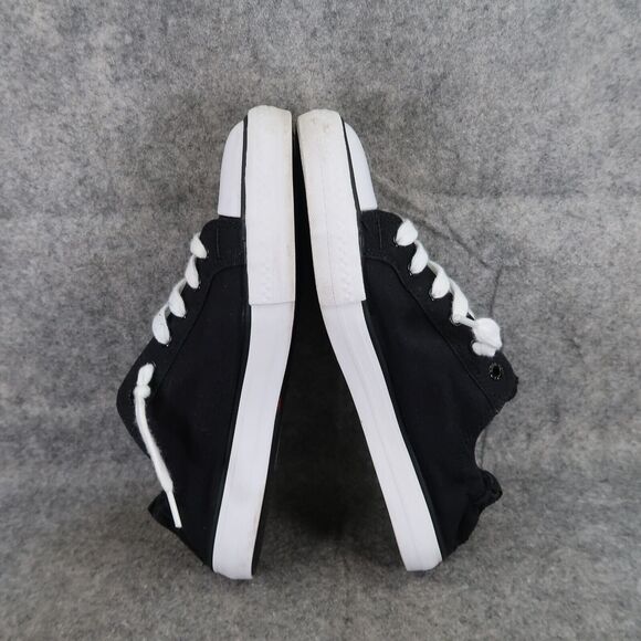 Levis Shoes Womens 8.5 Sneakers Slip On Casual Canvas Comfort Tech Black Flats - Picture 10 of 14